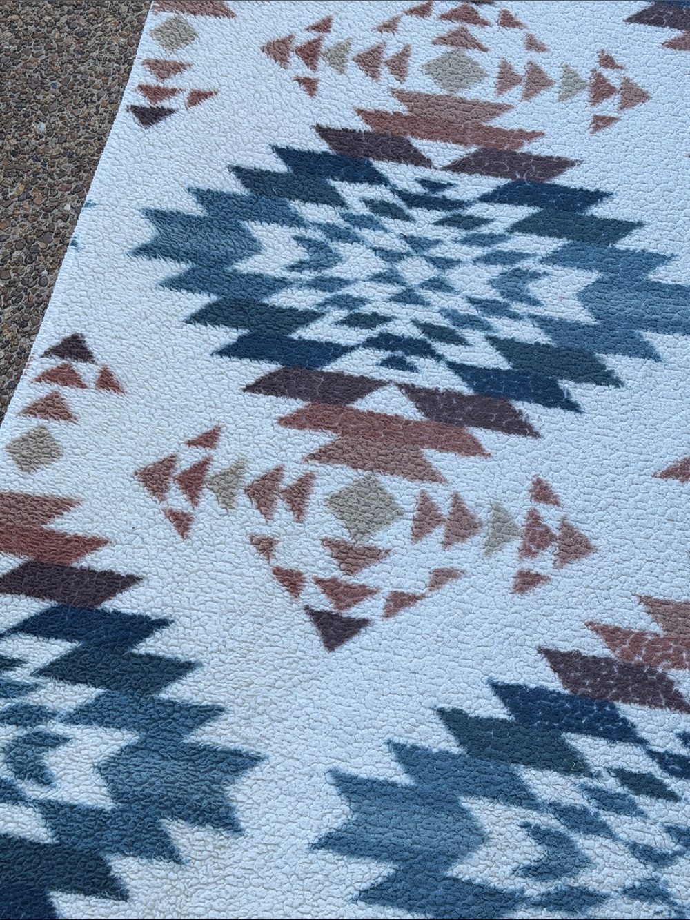 Pendleton Peak Canyon Multicolor Sherpa Throw Fleece Blanket Southwest Aztec - Picture 16 of 17